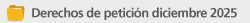 Derechos de Petición Diciembre 2025