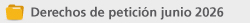 Derechos de Peticion junio 2026