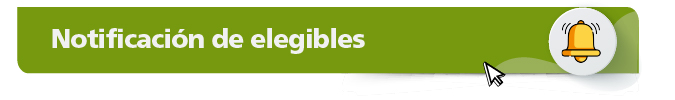 notificaciones de elegibilidades