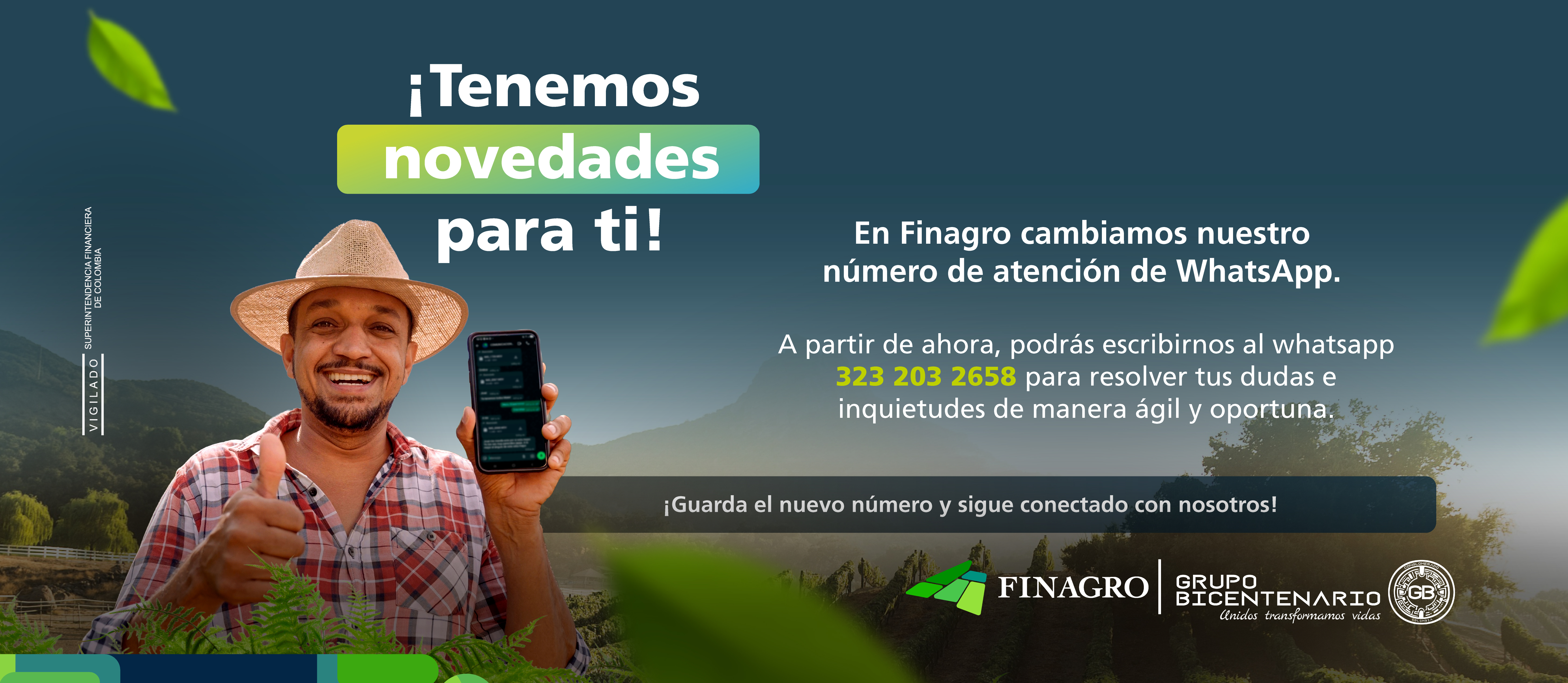 Nuevo número de WhatsApp