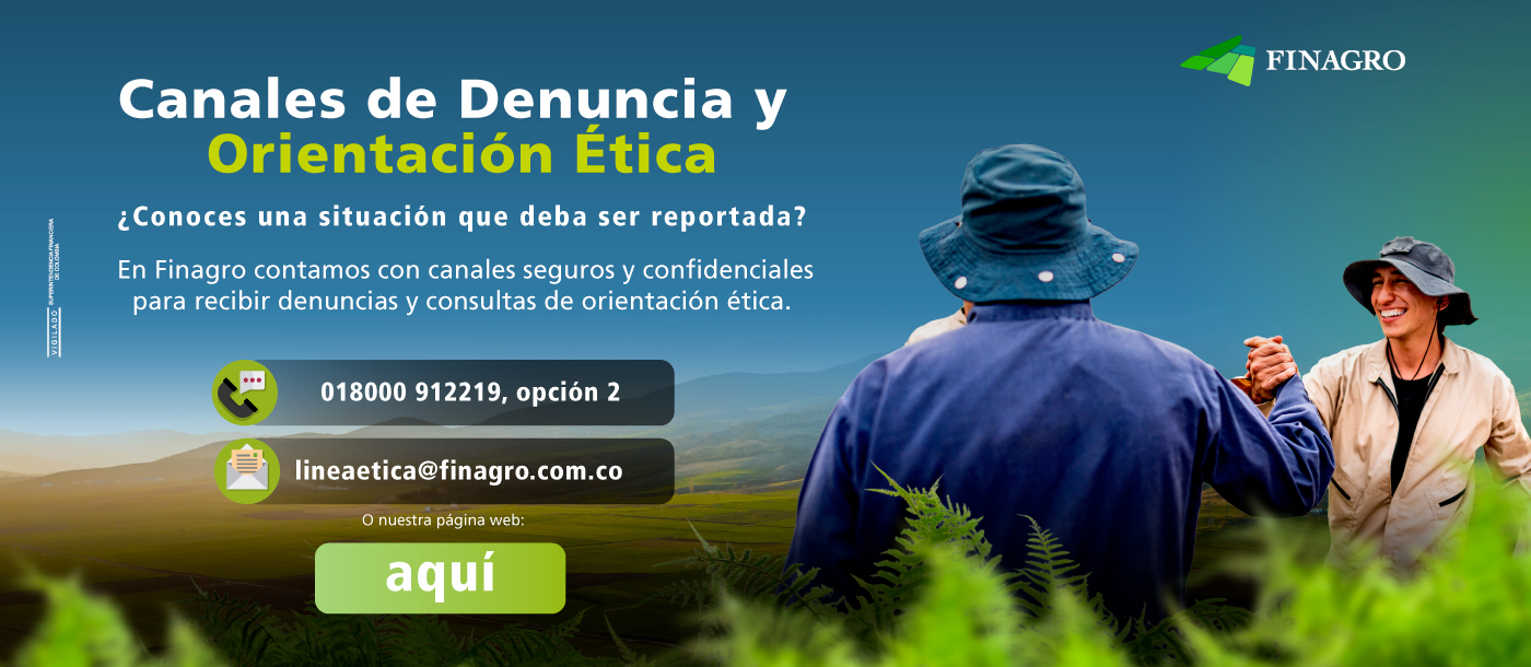 Campesinos estrechando sus manos.